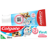 ASDA Colgate Kids First Smiles 0-2 Years Strawberry Toothpaste 50ml- Buy online at McGrocer