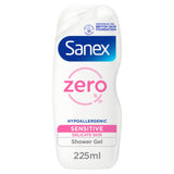 ASDA Sanex Zero% Hypoallergenic Sensitive Shower Gel 225ml- Buy online at McGrocer