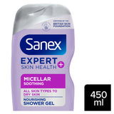ASDA Sanex Expert Skin Health Micellar Soothing Shower Gel 450ml- Buy online at McGrocer