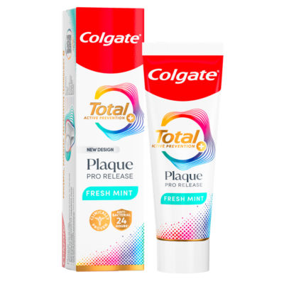 Colgate Total Plaque Pro-Release Fresh Mint toothpaste 75ml, UK version