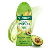 ASDA Palmolive Skin Radiance Avocado & Honey Body Wash Shower Gel 450ml- Buy online at McGrocer