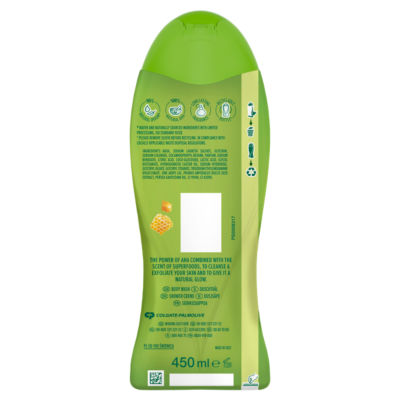 Palmolive avocado honey body wash 450ml, UK version