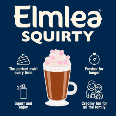 Elmlea whipped squirty double cream alternative 250g - British product