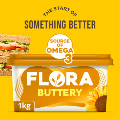 Flora Buttery butter alternative spread 1kg, UK version