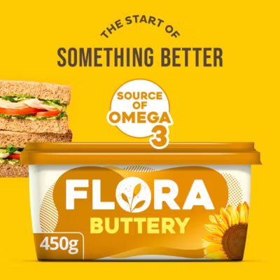 Flora Buttery Butter Alternative 450g - British product