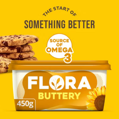 Flora Buttery Butter Alternative 450g - British product