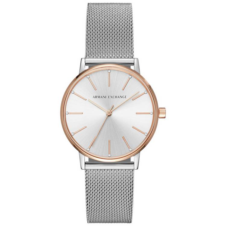 Armani Exchange ladies stainless steel watch 36mm - British product