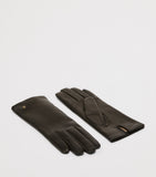Max Mara lamb leather gloves with wool lining (British brand)