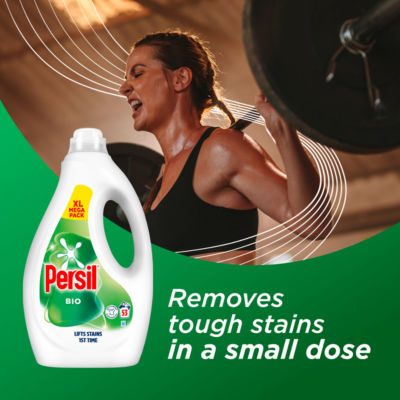 Persil Bio laundry washing liquid detergent 1.431L, imported from the UK