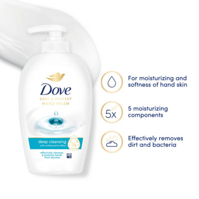Dove Care & Protect Deep Cleansing hand wash 250 ml - British product