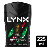 ASDA Lynx Limited Edition FIFA Africa 3-in-1 Body Wash 225 ml- Buy online at McGrocer