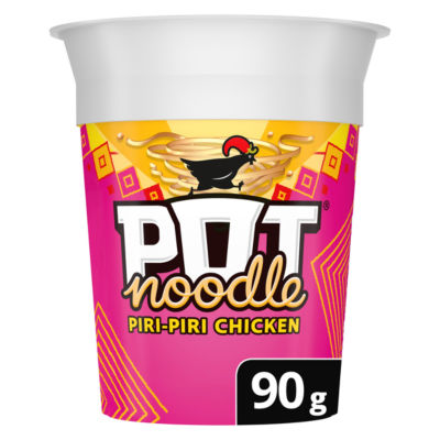 ASDA Pot Noodle Piri-Piri Chicken Instant Noodle Snack 90g- Buy online at McGrocer