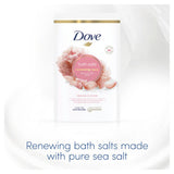 Dove bath salts Peony & Rose 900g - British product