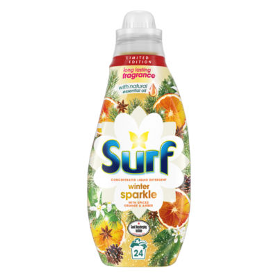Surf Winter Sparkle limited edition laundry liquid 648ml, UK version