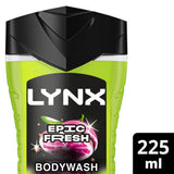 ASDA Lynx Epic Fresh 3-in-1 Body Wash Grapefruit Pineapple Shower Gel 225ml- Buy online at McGrocer