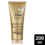 ASDA Dove Summer Revived Gradual Tanning Lotion Light to Medium 200 ml- Buy online at McGrocer