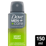 ASDA Dove Advanced Sport Fresh Anti-Perspirant Aerosol 150 ml- Buy online at McGrocer