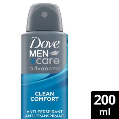 ASDA Dove Advanced Anti-Perspirant Clean Comfort Men's Deodorant Spray 200ml- Buy online at McGrocer