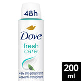 ASDA Dove Fresh Care Anti-Perspirant Aerosol Deodorant 200ml- Buy online at McGrocer