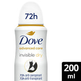 Dove Anti-Perspirant Spray Invisible Dry 200ml - British product
