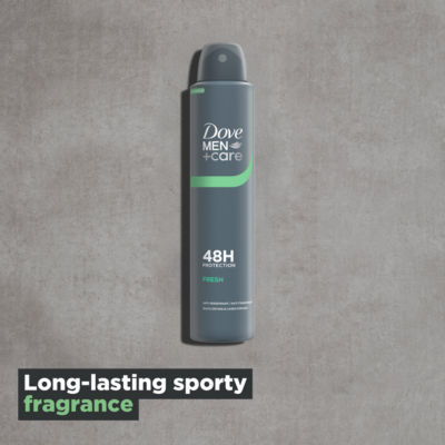 Dove Men+Care Fresh Anti-Perspirant Aerosol 200ml - British product