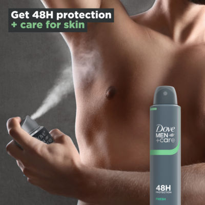 Dove Men+Care Fresh Anti-Perspirant Aerosol 200ml - British product