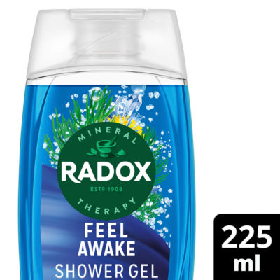 Radox Feel Awake shower gel and shampoo 225 ml, imported from the UK