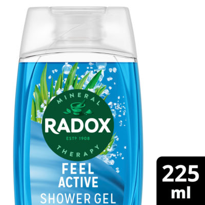 Radox Feel Active shower gel 225 ml, imported from the UK
