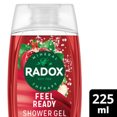 ASDA Radox Mineral Therapy Feel Ready Shower Gel Pomegranate Red Apple 225ml- Buy online at McGrocer