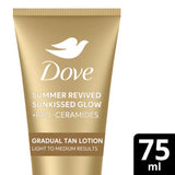 ASDA Dove Summer Revived Self Tan for Face and Body Light to Medium Gradual Tanning Lotion 75 ml- Buy online at McGrocer