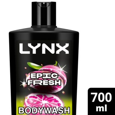 ASDA LYNX Epic Fresh 3-in-1 Body Wash Grapefruit & Tropical Pineapple Men's Shower Gel 700ml- Buy online at McGrocer
