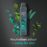 Dove anti-perspirant deodorant spray Eucalyptus Mint 200ml - British product