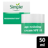 ASDA Simple Regeneration Face Cream SPF 15 Age Resisting 50 ml- Buy online at McGrocer