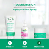 Simple face cream SPF15 age resisting 50ml, imported from the UK