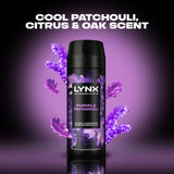 Lynx Purple Patchouli body spray 150ml (British brand)