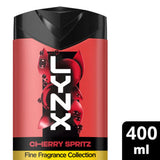Lynx Cherry Spritz body wash 400ml, imported from the UK
