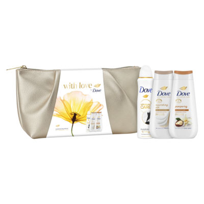 Dove pampering gift set with body washes and deodorant, UK version
