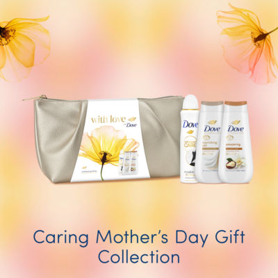 Dove pampering gift set with body washes and deodorant, UK version