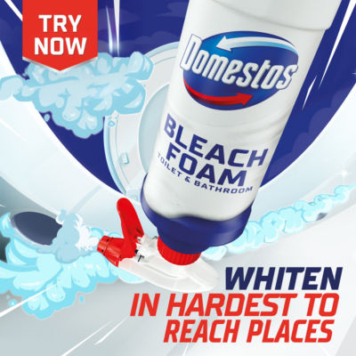 Domestos Bleach Foam Mint Boost 450 ml, UK version