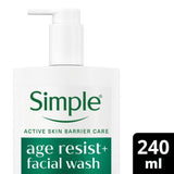 ASDA Simple Age Resist+ Hydrating Facial Cleanser 240 ml- Buy online at McGrocer
