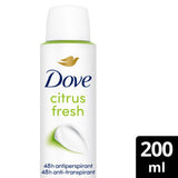 ASDA Dove Citrus Fresh Anti-Perspirant Aerosol 200 ml- Buy online at McGrocer