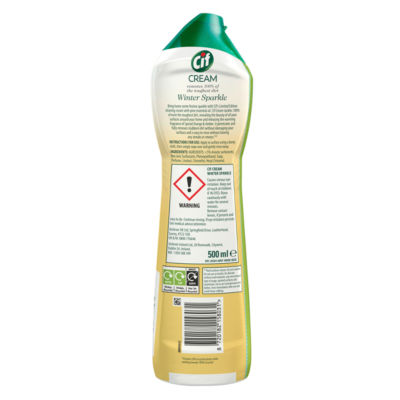 Cif limited edition cream cleaner Winter Sparkle 500ml, UK version
