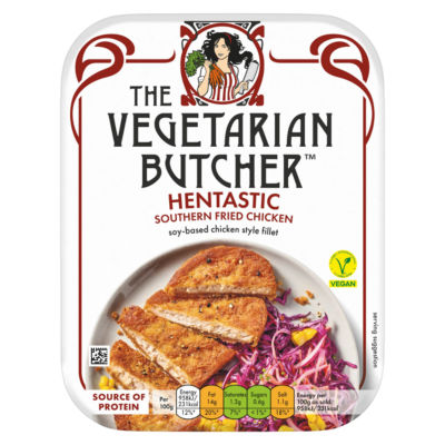 ASDA The Vegetarian Butcher Vegan Chicken Fillet Hentastic Southern Fried 200 g- Buy online at McGrocer