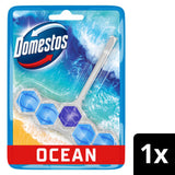 ASDA Domestos Power 5 Ocean Toilet Rim Block 50 g- Buy online at McGrocer