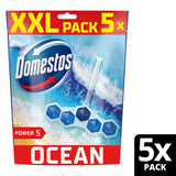 Domestos Ocean toilet rim blocks 5x50g - British product