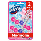 ASDA Domestos Power 5 Magnolia Toilet Rim Block 2x 50g- Buy online at McGrocer