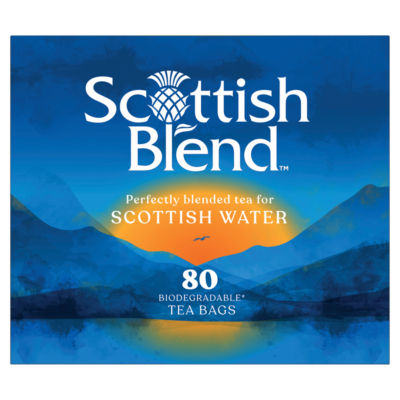 Scottish Blend black tea bags 80 count (British brand)