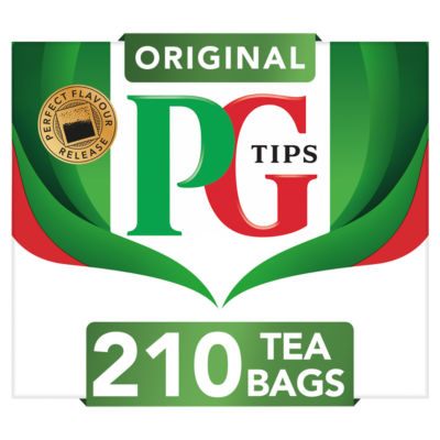 PG Tips 210 Original Black Tea Bags 609g