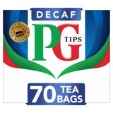 PG Tips decaf tea bags 203g, imported from the UK