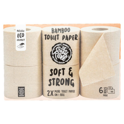 The Good Roll bamboo toilet paper 6 maxi rolls (British brand)